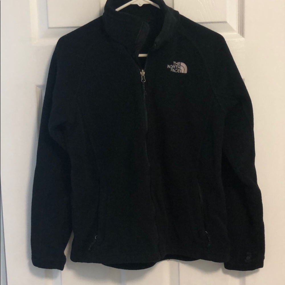 The North Face Black Fleece Zip Up Jacket